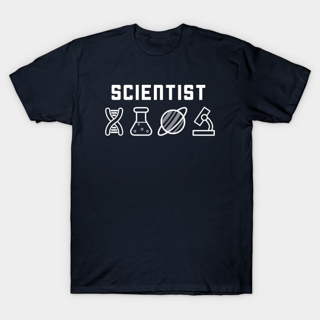 Cool Scientist T-Shirt T-Shirt by happinessinatee